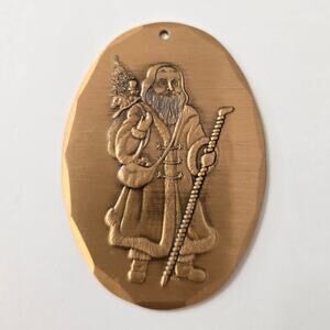 1st Edition Santa 1993 Wendell August Forge Bronze Father Christmas Ornament